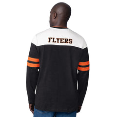 Philadelphia Flyers Starter Blitz Durene Long Sleeve T-Shirt Black