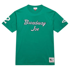 Joe Namath New York Jets Retired Player Nickname T-Shirt - Kelly Green on sale