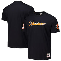 Chad Johnson Cincinnati Bengals Retired Player Nickname T-Shirt - Black on sale