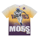 Randy Moss Minnesota Vikings Burst Retired Player T-Shirt - Gray cheap