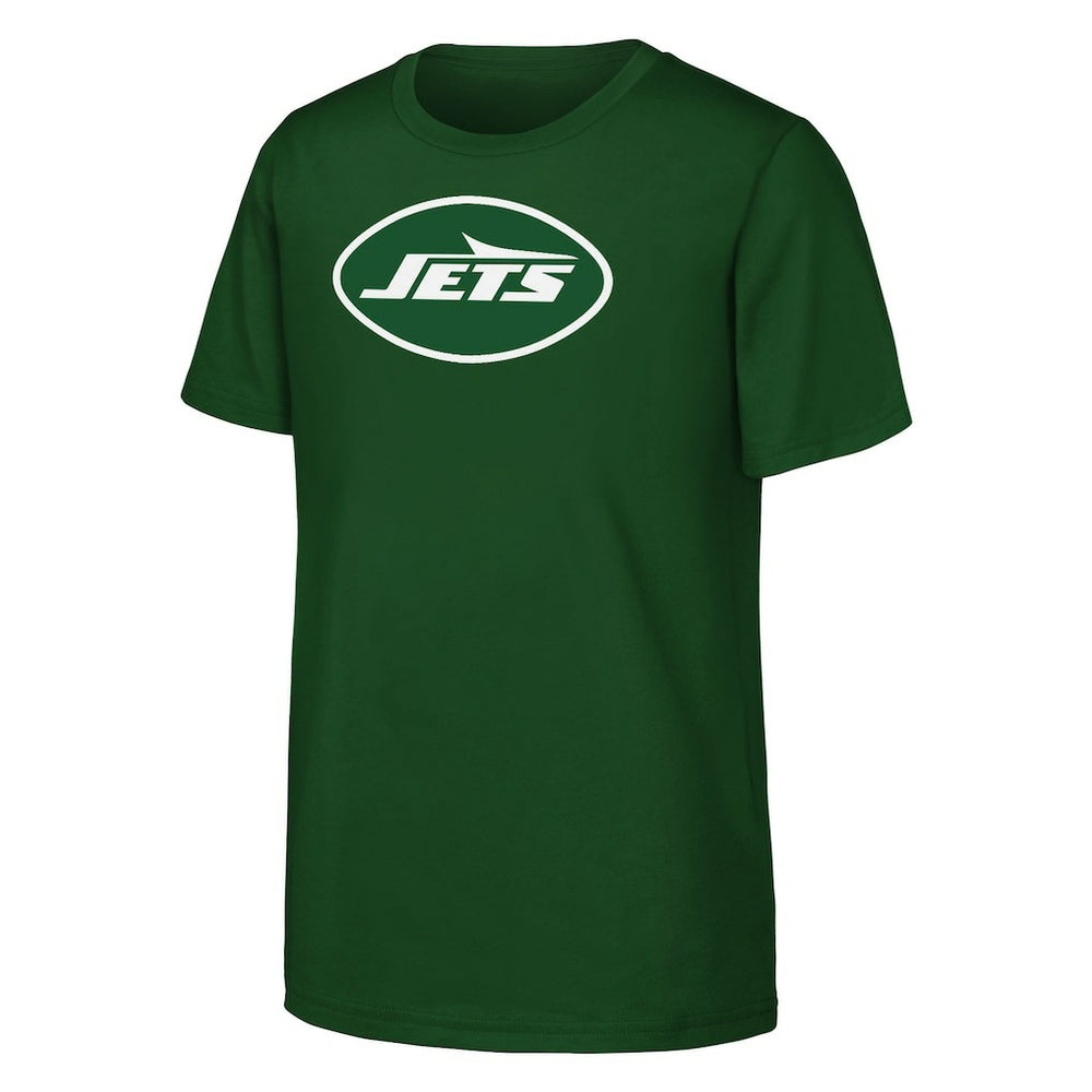 New York Jets Outerstuff Youth Primary Logo T-Shirt - Green cheap