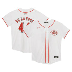 Elly De La Cruz Cincinnati Reds Preschool Home Game Jersey - White | Nike
