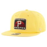 Pittsburgh Pirates Cypress Captain Snapback Hat - Gold | 47 brand