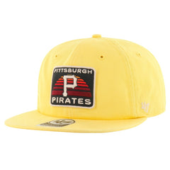 Pittsburgh Pirates Cypress Captain Snapback Hat - Gold | 47 brand