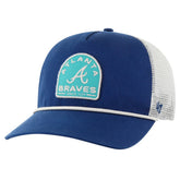Atlanta Braves Cypress Trucker Hitch Adjustable Hat - Navy | 47 brand