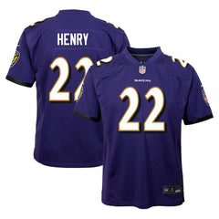 Derrick Henry Baltimore Ravens Youth Game Jersey - Purple | Nike on sale