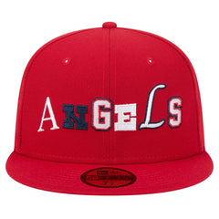 Los Angeles Angels Ransom 59FIFTY Fitted Hat - Red | New Era