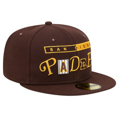 San Diego Padres Ransom 59FIFTY Fitted Hat - Brown | New Era