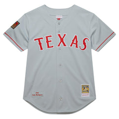 Ivan RodriguezTexas Rangers 1994 Cooperstown Collection Authentic Dark Jersey - Gray | Mitchell & Ness