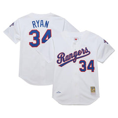 Nolan Ryan Texas Rangers 1993 Cooperstown Collection Authentic Jersey - White | Mitchell & Ness