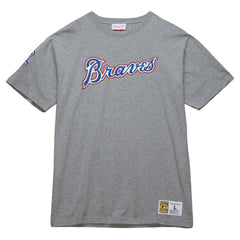 Hank Aaron Atlanta Braves Cooperstown Collection Legends T-Shirt - Heather Gray | Mitchell & Ness