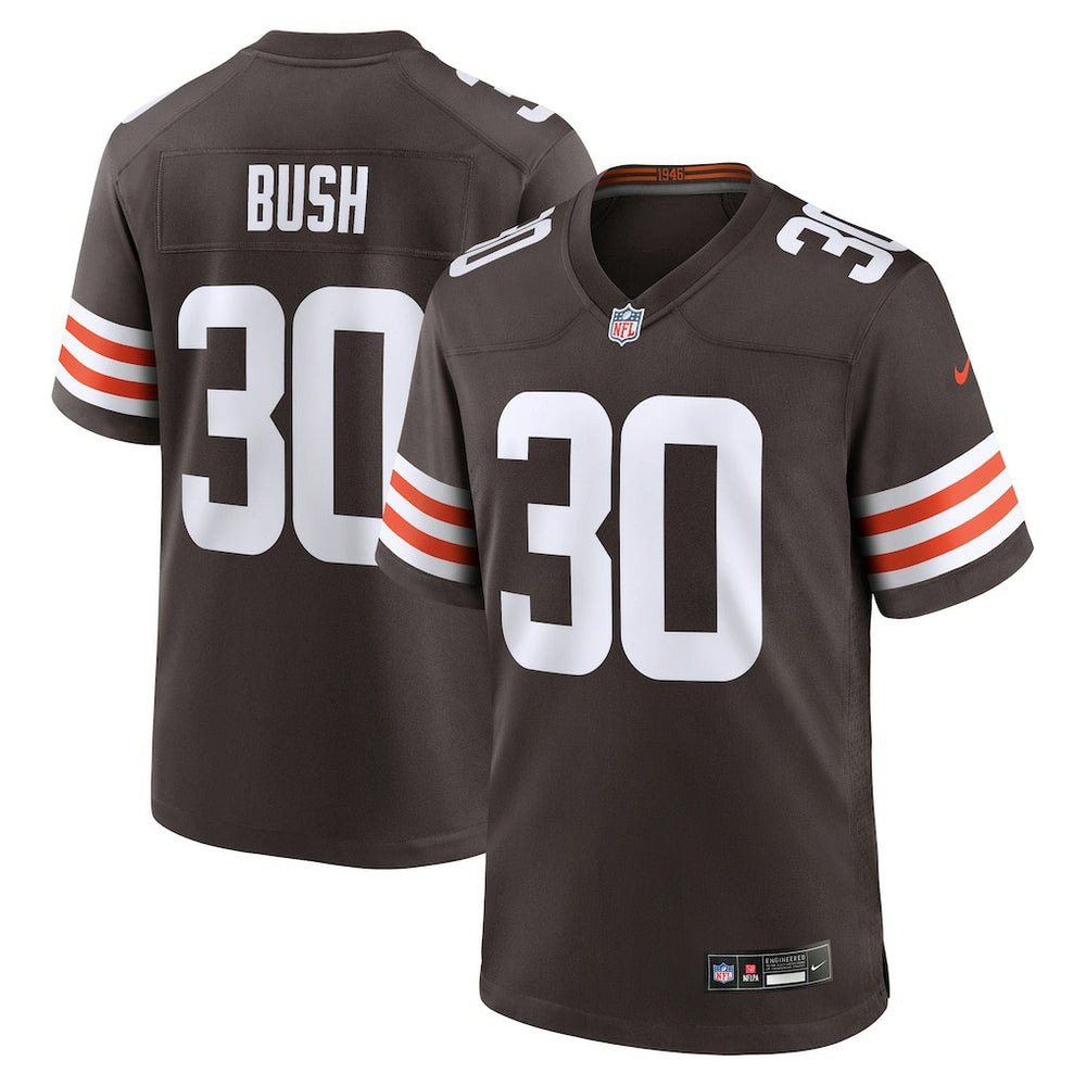 Devin Bush Cleveland Browns Game Jersey - Brown | Nike on sale