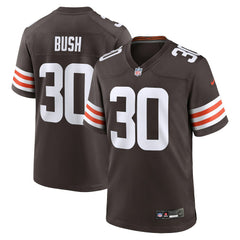 Devin Bush Cleveland Browns Game Jersey - Brown | Nike on sale