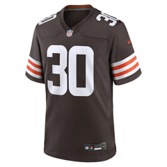 Devin Bush Cleveland Browns Game Jersey - Brown | Nike on sale