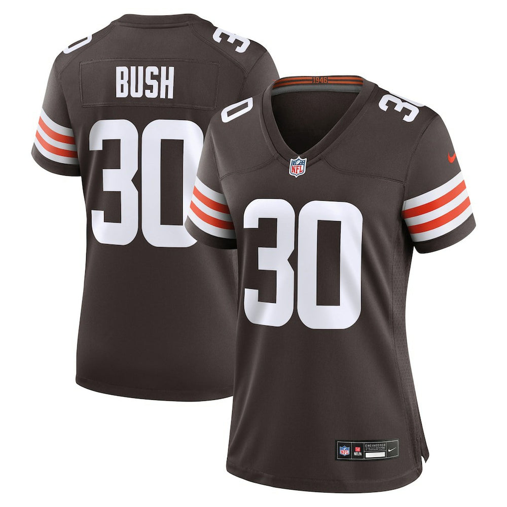 Devin Bush Cleveland Browns Women's Game Jersey - Brown | Nike cheap