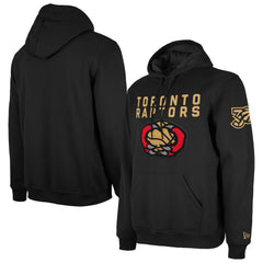 Toronto Raptors 2024/25 City Edition Chenille Heavyweight Pullover Hoodie - Black | New Era online