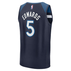 Anthony Edwards Minnesota Timberwolves Fast Break Replica Player Jersey - Icon Edition - Navy | Fanatics cheap