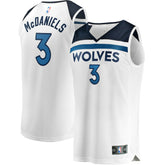 Jaden McDaniels Minnesota Timberwolves Fast Break Replica Player Jersey - Association Edition - White | Fanatics cheap
