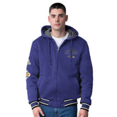 Baltimore Ravens G-III Extreme No Huddle Commemorative Full-Zip Hoodie Jacket - Purple on sale