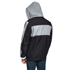 Las Vegas Raiders Tommy Hilfiger Gael Lightweight Half-Zip Hoodie Jacket - Black sale
