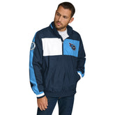 Tennessee Titans Tommy Hilfiger Gael Lightweight Half-Zip Hoodie Jacket - Navy discount