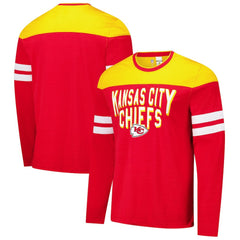 Kansas City Chiefs G-III Sports by Carl Banks Adaptive Hail Mary Long Sleeve T-Shirt - Red/Gold online