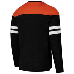 Cincinnati Bengals G-III Sports by Carl Banks Adaptive Hail Mary Long Sleeve T-Shirt - Black/Orange cheap