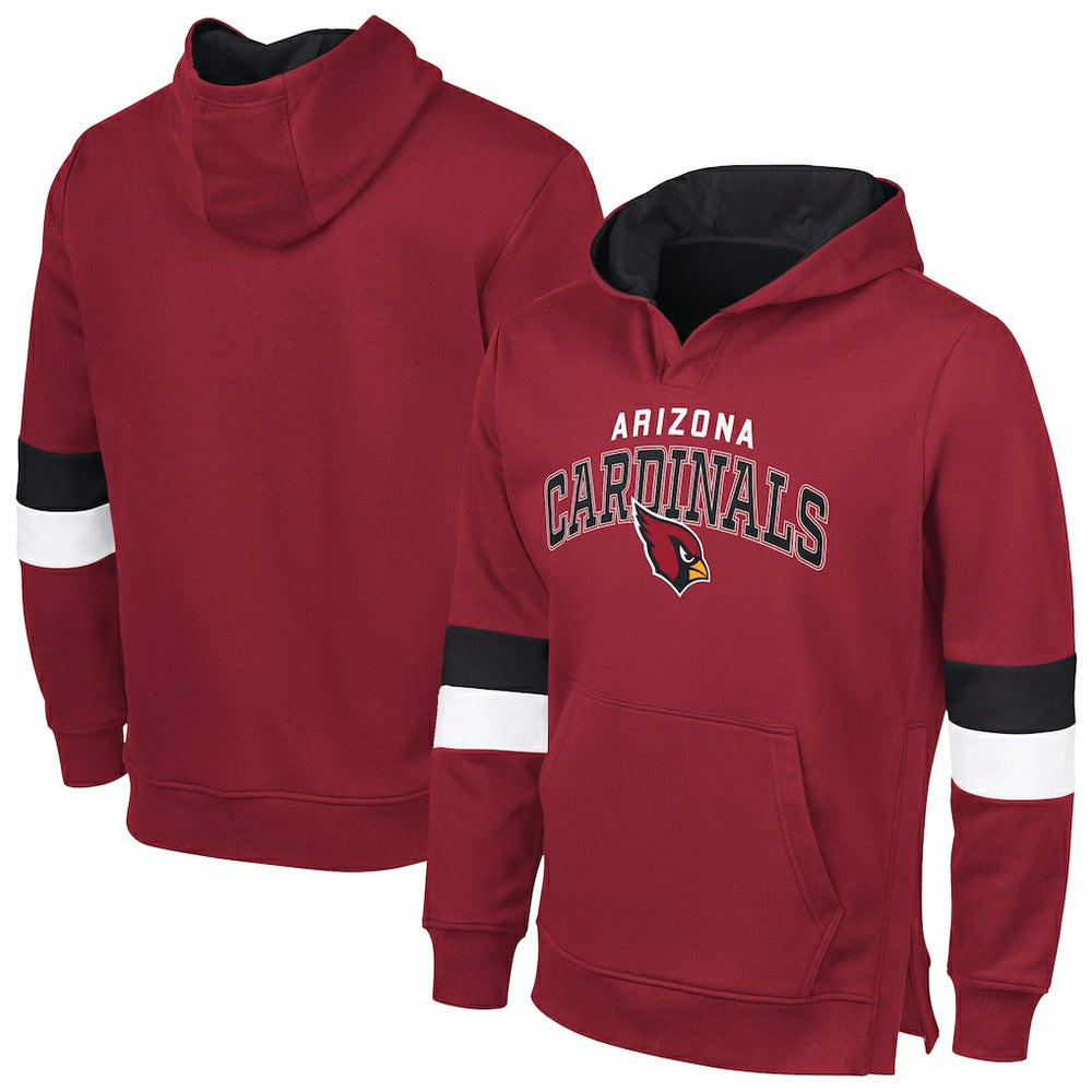 Arizona Cardinals G-III Sports by Carl Banks Adaptive Faceoff Pullover Hoodie - Cardinal/Black cheap