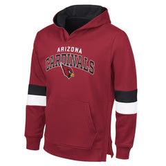 Arizona Cardinals G-III Sports by Carl Banks Adaptive Faceoff Pullover Hoodie - Cardinal/Black cheap