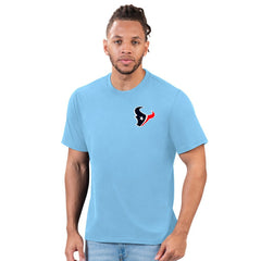 Houston Texans Margaritaville Flip Flop T-Shirt - Light Blue on sale