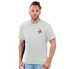 Minnesota Vikings Margaritaville Flip Flop T-Shirt - Gray outlet