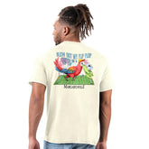Atlanta Falcons Margaritaville Flip Flop T-Shirt - Cream outlet