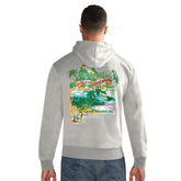 San Francisco 49ers Margaritaville Time Flies Garment Dyed Pullover Hoodie - Gray cheap