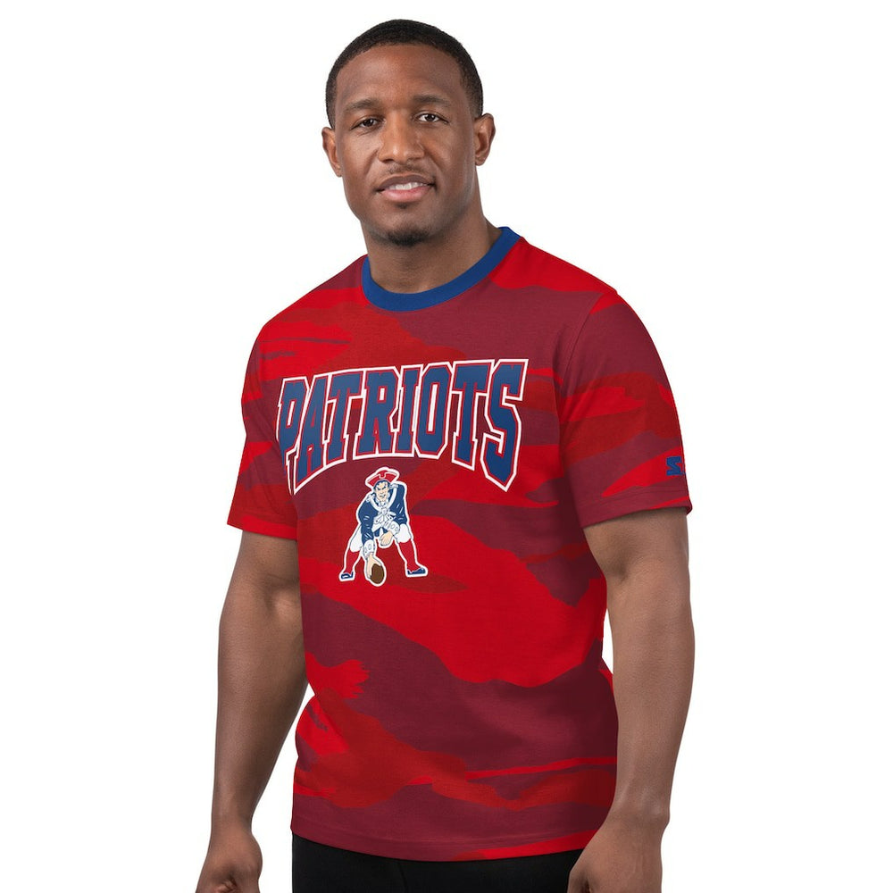 New England Patriots Starter Thursday Night Gridiron Classics Vintage Logo T-Shirt - Red online