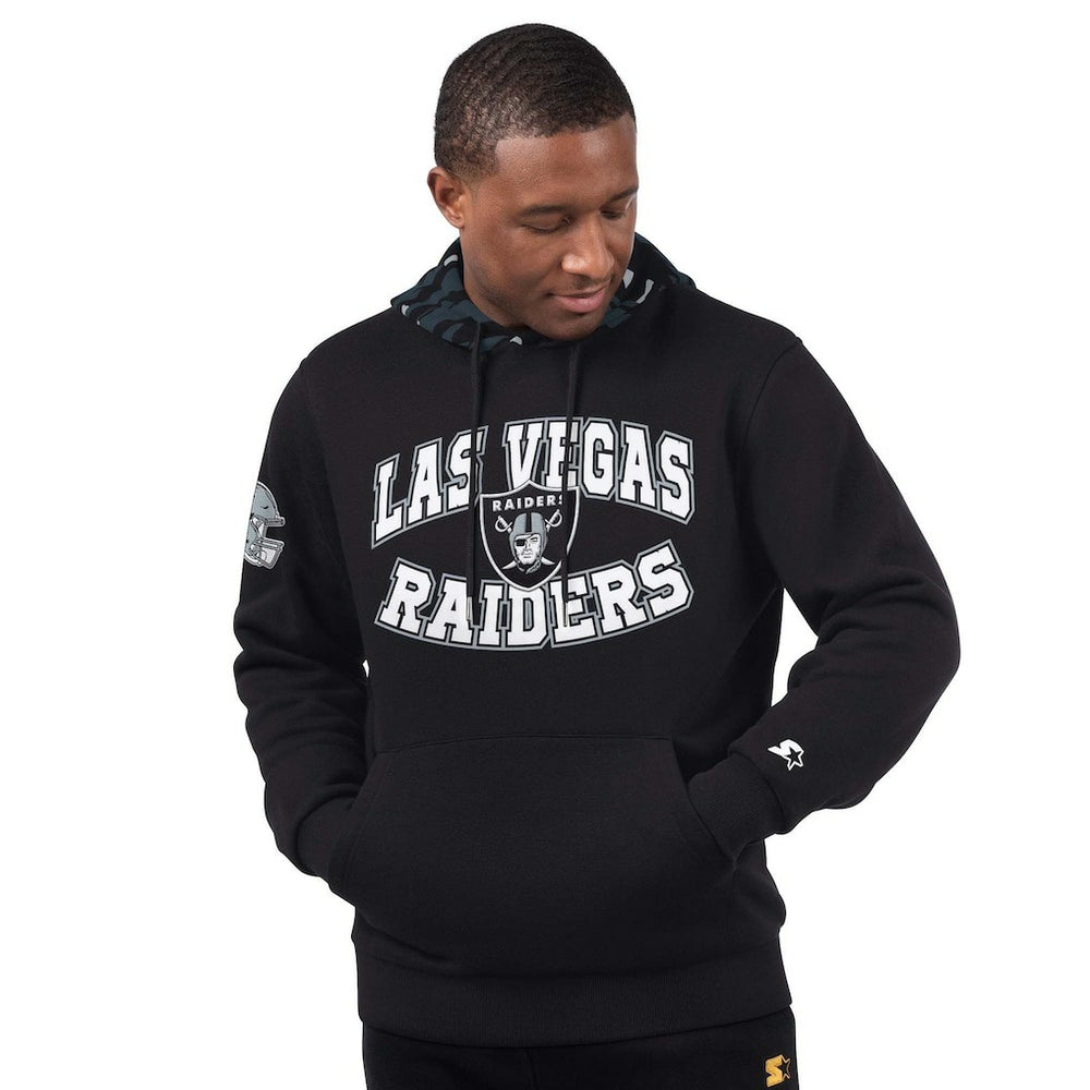 Las Vegas Raiders Starter Thursday Night Gridiron Pullover Hoodie - Black outlet