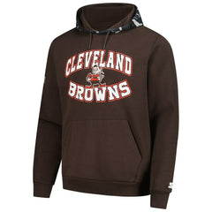 Cleveland Browns Starter Thursday Night Gridiron Vintage Logo Pullover Hoodie - Brown discount