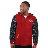 Kansas City Chiefs Starter Thursday Night Gridiron Full-Zip Hoodie - Red online