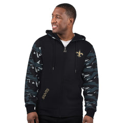 New Orleans Saints Starter Thursday Night Gridiron Full-Zip Hoodie - Black discount