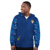 Los Angeles Rams Starter Thursday Night Gridiron Full-Zip Hoodie - Royal on sale