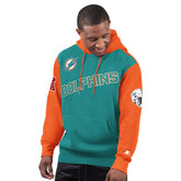 Miami Dolphins Starter Extreme Pullover Hoodie - Aqua on sale