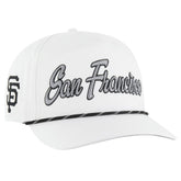San Francisco Giants Overhand Speckle Hitch Rope Adjustable Hat - White | 47 brand