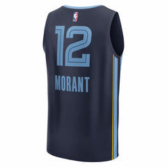 Ja Morant Memphis Grizzlies Fast Break Replica Player Jersey - Icon Edition - Navy | Fanatics discount