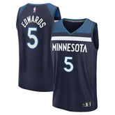 Anthony Edwards Minnesota Timberwolves Fast Break Replica Player Jersey - Icon Edition - Navy | Fanatics outlet