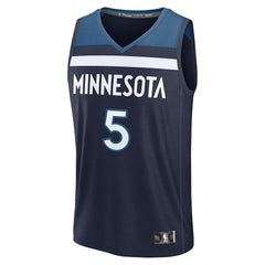Anthony Edwards Minnesota Timberwolves Fast Break Replica Player Jersey - Icon Edition - Navy | Fanatics outlet