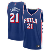 Joel Embiid Philadelphia 76ers Youth Fast Break Replica Player Jersey - Icon Edition - Royal | Fanatics shop