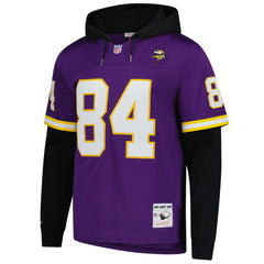 Randy Moss Minnesota Vikings Player Name & Number Hoodie Legacy Jersey - Purple for sale