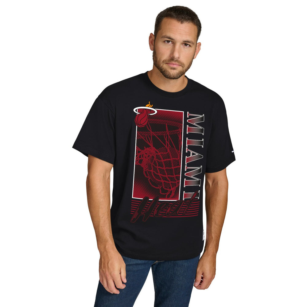 Miami Heat Tommy Jeans Noah Swish T-Shirt - Black online