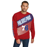 Philadelphia 76ers Tommy Jeans Lucas Long Sleeve T-Shirt - Red on sale