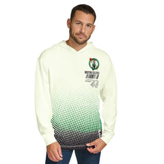 Boston Celtics Tommy Jeans Ben Vintage Applique Long Sleeve Hoodie T-Shirt - Cream sale