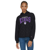 Sacramento Kings Tommy Jeans Women's Stella Cropped Pullover Hoodie - Black outlet